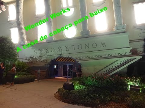 Eu em Orlando – Wonder Works – A casa de cabeça para baixo