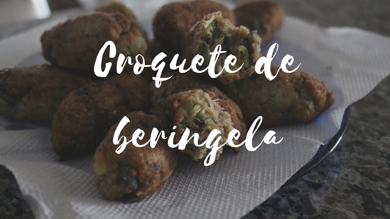 CROQUETE DE BERINJELA – RECEITA SUPER FÁCIL